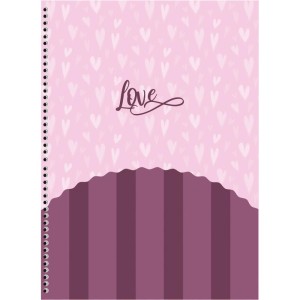 Caderno 10x1 Capa Dura Love 160f-109874-98363