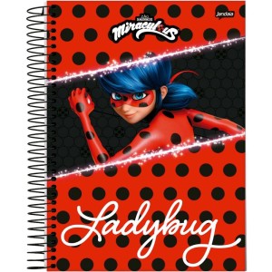 Caderno 10x1 Capa Dura Miraculous 160fls.-110447-63911