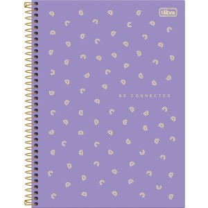 Caderno 10x1 Capa Dura Neon Connect Feminino 160fls.-109246-19341