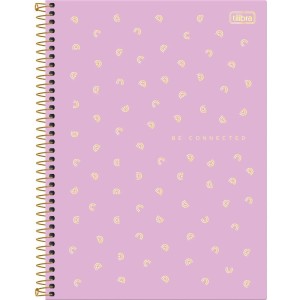 Caderno 10x1 Capa Dura Neon Connect Feminino 160fls.-109246-25251