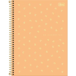 Caderno 10x1 Capa Dura Neon Connect Feminino 160fls.-109246-39751