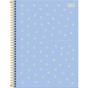 Caderno 10x1 Capa Dura Neon Connect Feminino 160fls.-109246-65070