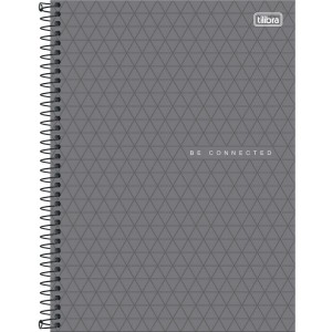 Caderno 10x1 Capa Dura Neon Connect Masculino 160fls-109247-71680