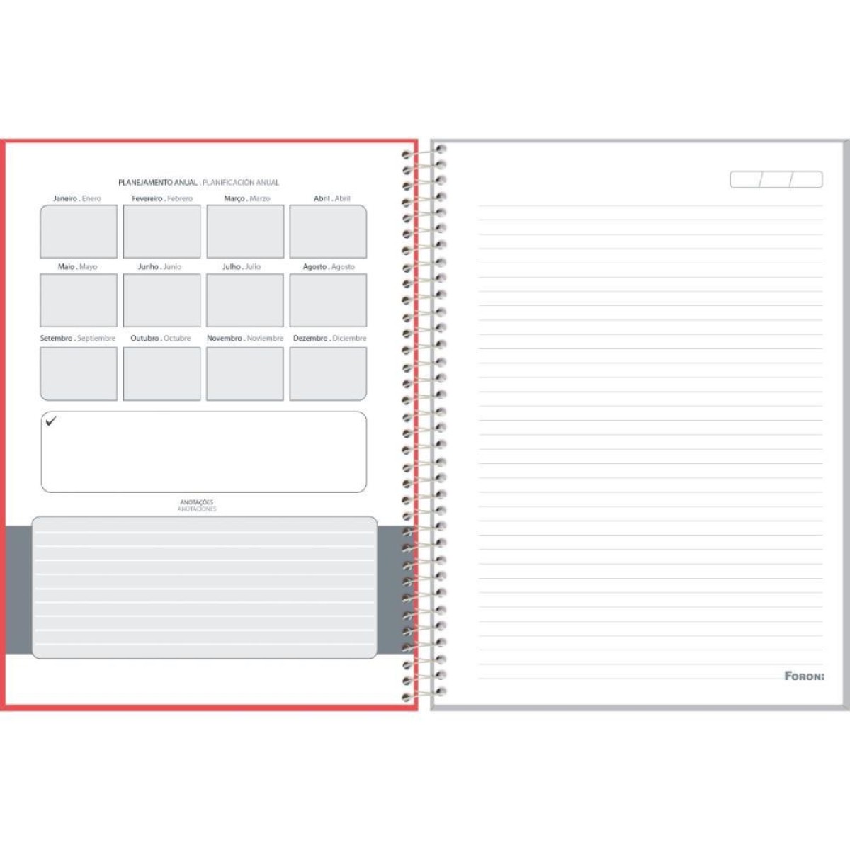 Caderno 10x1 Capa Dura Office Color 160f-110556-37854