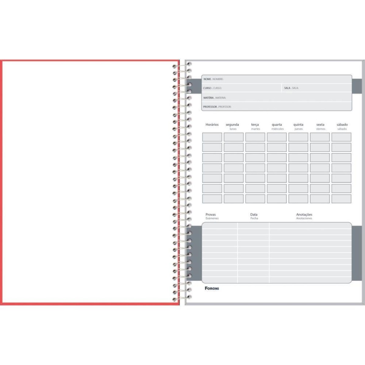 Caderno 10x1 Capa Dura Office Color 160f-110556-82172