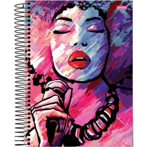 Caderno 10x1 Capa Dura On Fleek 200fls.-087110-46494