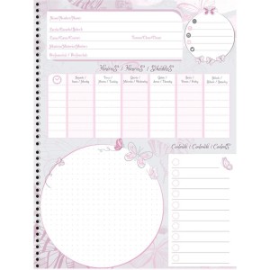 Caderno 10x1 Capa Dura Papilio Holografico 160f-109766-90424