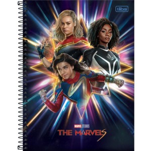 Caderno 10x1 Capa Dura The Marvels 160fls.-109234-13281