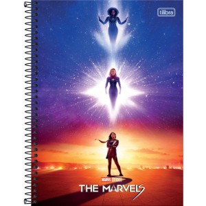 Caderno 10x1 Capa Dura The Marvels 160fls.-109234-87575