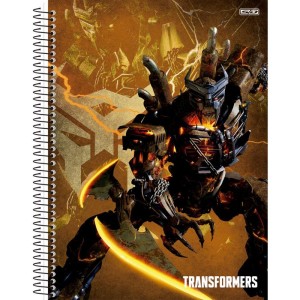 Caderno 10x1 Capa Dura Transformers 160f-109714-15238