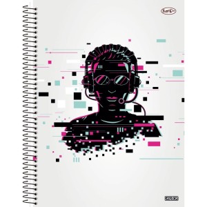 Caderno 15x1 Capa Dura Bom D+ Masculino 240f-110516-90322