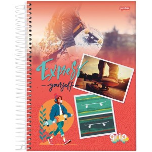 Caderno 15x1 Capa Dura Grip 240fls.-110469-97017