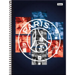 Caderno 15x1 Capa Dura Paris Saint Germain 240f-110544-35833