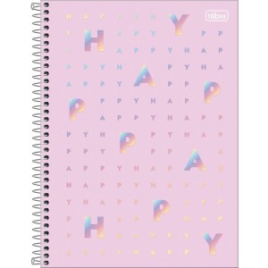 Caderno 20x1 Capa Dura Happy 320fls.-109291-17046