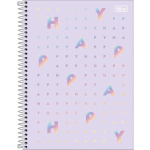 Caderno 20x1 Capa Dura Happy 320fls.-109291-54321