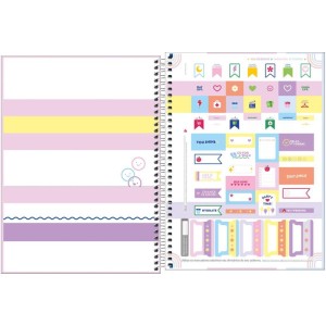 Caderno 20x1 Capa Dura Happy 320fls.-109291-71376