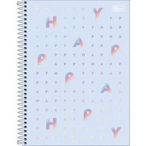 Caderno 20x1 Capa Dura Happy 320fls.-109291-82939