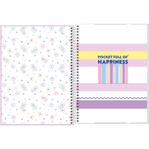 Caderno 20x1 Capa Dura Happy 320fls.-109291-92218