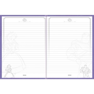 Caderno Brochura 1/4 Capa Dura Disney 100 160f-109707-29313