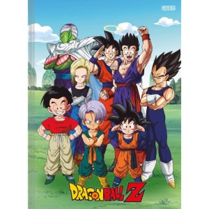 Caderno Brochura 1/4 Capa Dura Dragon Ball Z 80f-109750-46794