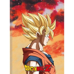 Caderno Brochura 1/4 Capa Dura Dragon Ball Z 80f-109750-51372