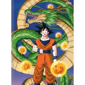 Caderno Brochura 1/4 Capa Dura Dragon Ball Z 80f-109750-56956