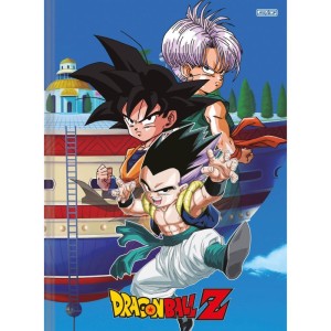 Caderno Brochura 1/4 Capa Dura Dragon Ball Z 80f-109750-68144