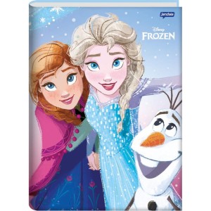 Caderno Brochura 1/4 Capa Dura Frozen 80fls.-087052-60261