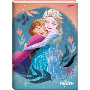 Caderno Brochura 1/4 Capa Dura Frozen 80fls.-087052-76875