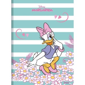 Caderno Brochura 1/4 Capa Dura Margarida  80f-109743-12096