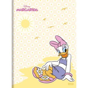 Caderno Brochura 1/4 Capa Dura Margarida  80f-109743-46464