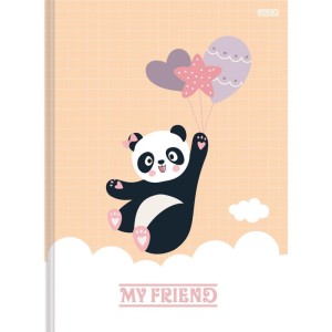 Caderno Brochura 1/4 Capa Dura My Friend 48f-109837-73716