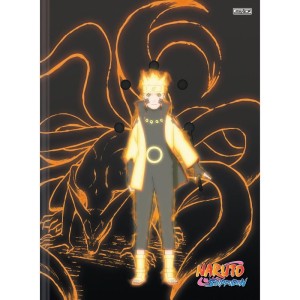 Caderno Brochura 1/4 Capa Dura Naruto 80f-109729-66909