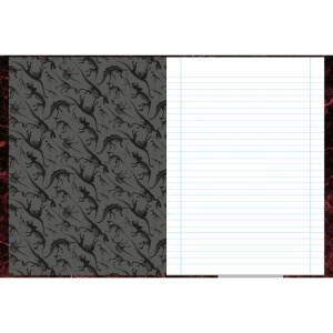 Caderno Brochura 1/4 Capa Dura Sauros 80f-110552-85711