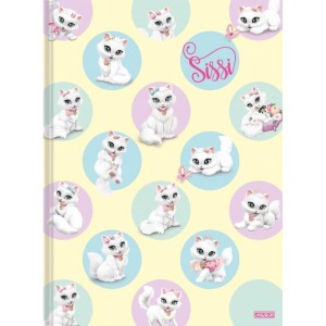 Caderno Brochura 1/4 Capa Dura Sissi 48f-109802-47353