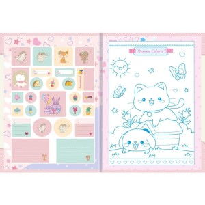 Caderno Brochura 1/4 Capa Dura So Cute 80f-109826-34078