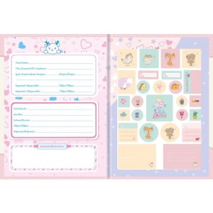 Caderno Brochura 1/4 Capa Dura So Cute 80f-109826-46993