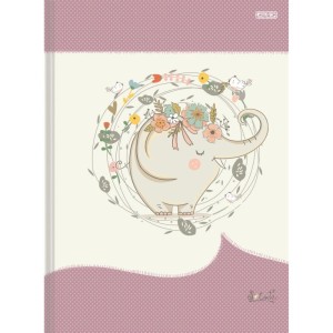 Caderno Brochura 1/4 Capa Dura So Cute 80f-109826-50770