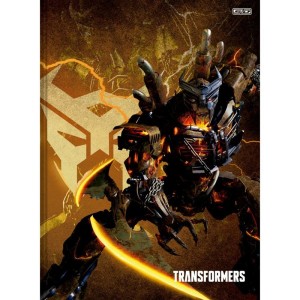 Caderno Brochura 1/4 Capa Dura Transformers 80f-109717-35810