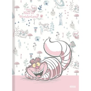 Caderno Brochurao Capa Dura Alice In Wonderland 48f-109734-26886