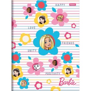 Caderno Brochurao Capa Dura Barbie 48f-110524-92050