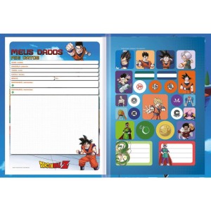 Caderno Brochurao Capa Dura Dragon Ball Z 80f-109749-59965