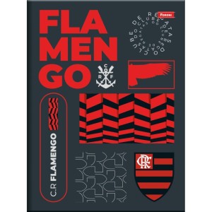 Caderno Brochurao Capa Dura Flamengo 80f-110532-13171