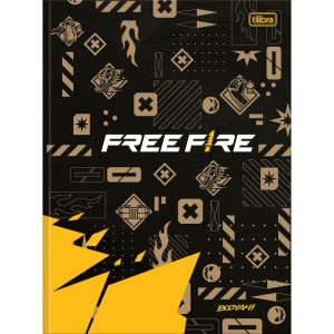 Caderno Brochurao Capa Dura Free Fire 80fls.-109243-38214