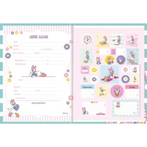 Caderno Brochurao Capa Dura Margarida 80f-109742-66954