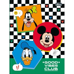 Caderno Brochurao Capa Dura Mickey 48fls.-109212-35620