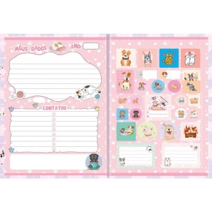 Caderno Brochurao Capa Dura My Pets 80f-109811-28720