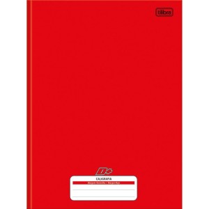 Caderno Caligrafia Capa Dura D+ 96f Univ. Broch. Vermelho-110116-25536