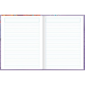 Caderno Caligrafia Capa Dura Sapeca 40fls Brochura Feminino-110170-92093