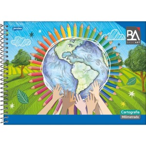 Caderno Desenho Milimetrado Basic Art Cd 96fls.-110475-14559